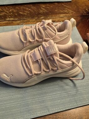 PUMA Girls Pink Athletic Sneakers